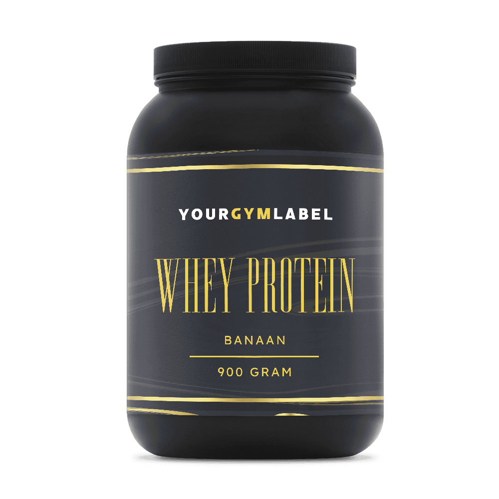 Whey Proteïne 75%, Banaan - 1000 Gram - YOURGYMLABEL