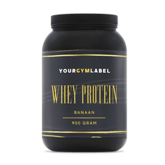 Whey Proteïne 75%, Banaan - 1000 Gram - YOURGYMLABEL