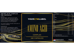 EAA (Essential Amino Acides) 180 caps - YOURGYMLABEL