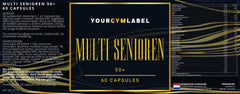 Multi senioren 50+ 60 tabletten - YOURGYMLABEL