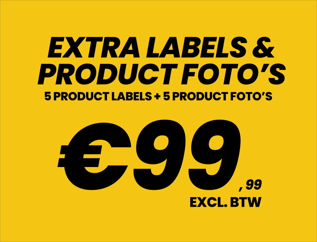 5x Extra labels + 5 Product foto's - YOURGYMLABEL