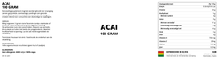 Acai - 100/200 Gram - YOURGYMLABEL