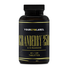 Cranberry 250 34:1 & D-Mannose - 60/120 V-capsules - YOURGYMLABEL