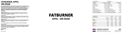Fatburner, Appel - 300 Gram - YOURGYMLABEL