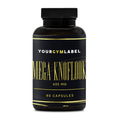 Mega Knoflook 635 - 80 Capsules - YOURGYMLABEL