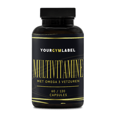 Multivitamine met Omega 3 Vetzuren - 60/120 Capsules - YOURGYMLABEL