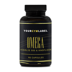 Omega Visolie 500 mg & Knoflook 5 mg - 90 Capsules - YOURGYMLABEL