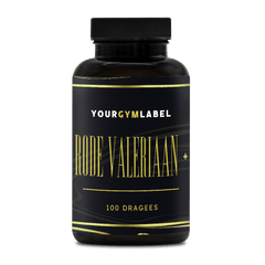 Rode Valeriaan + - 100 Dragees - YOURGYMLABEL