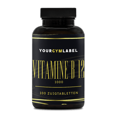 Vitamine B 12 1000 mg - 100 Zuigtabletten - YOURGYMLABEL