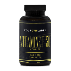 Vitamine B 50 Complex - 100/200 Tabletten - YOURGYMLABEL