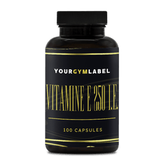 Vitamine E 250 I.E. - 100 Capsules - YOURGYMLABEL